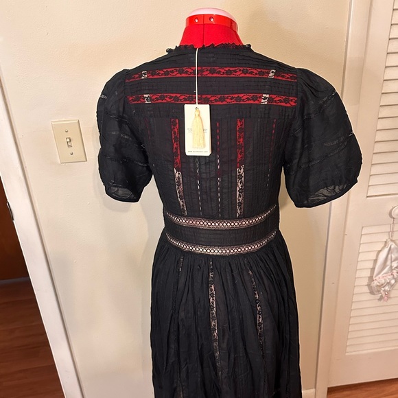 New with Tags Doen Violet Dress, Black, S - Picture 11 of 13